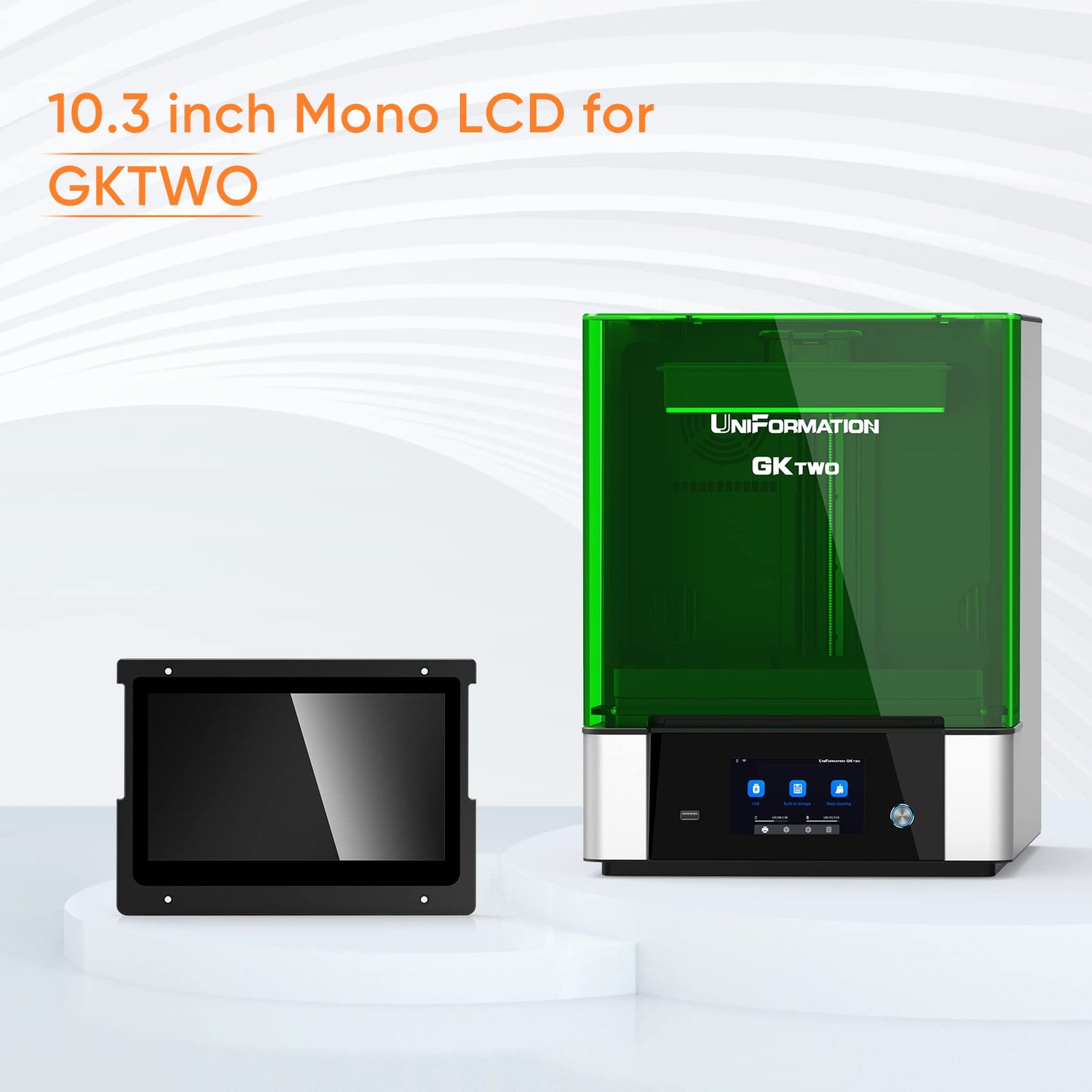 GKtwo 10.3inch 8K LCD Screen Replacement