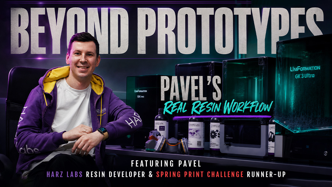 Beyond Prototypes: How Pavel Brings Desktop Resin Printing into Real-World Workflows