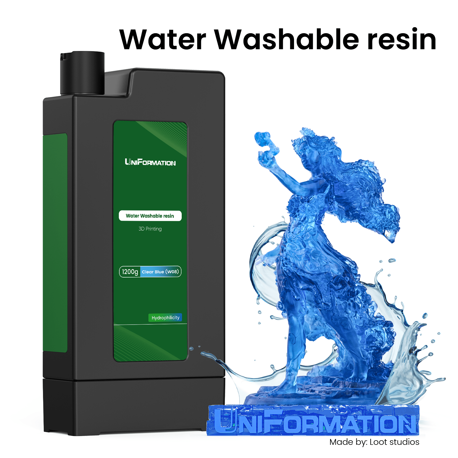 UniFormation Water Washable Resin (Cartridge)